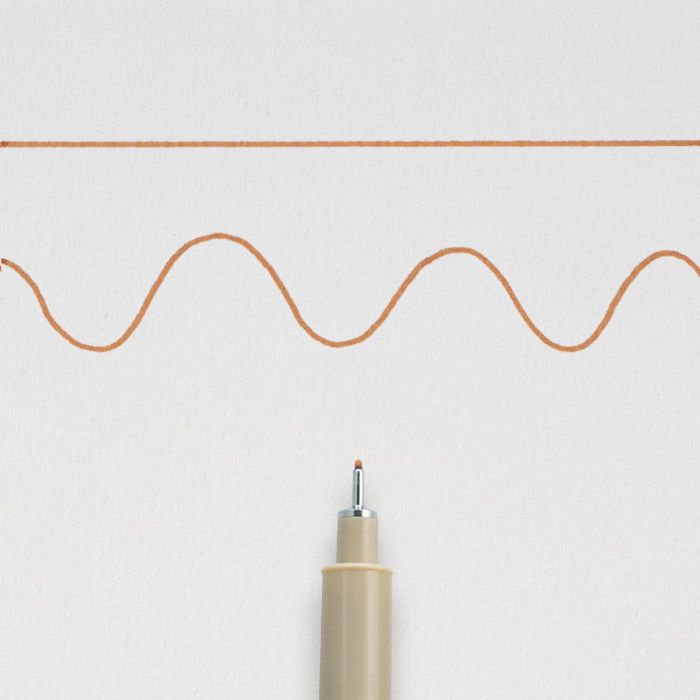 Feutre - SAKURA - PIGMA MICRON 05 - Pointe fine 0,45 mm - Marron