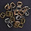 12pcs 10mm Metal Buckles For Belt Shoes Bag Strap Webbing Slider Adjust Roller Pin Buckle DIY Leather Craft