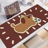 MousePad Oversized Girl Simple HighEnd Thickened Desk Pad Computer Desk Pad Striped Cute Cartoon Puppy Foldable  ScratchProof