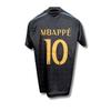 Мбаппе новый сезон специальный дизайн черный на пуговицах футбольная майка для взрослых