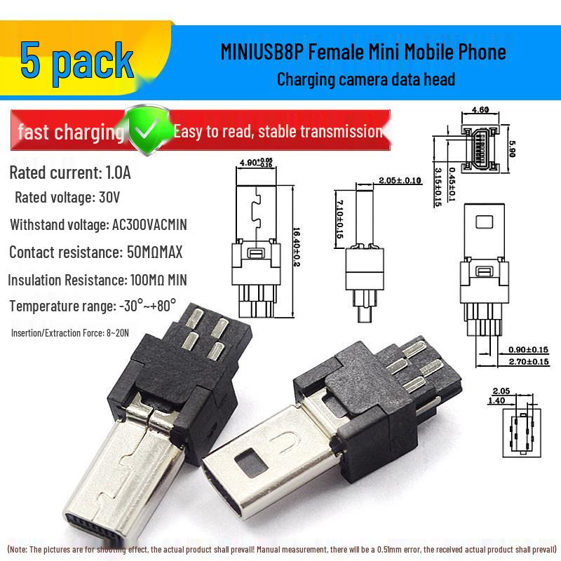 USB Type-C female на male Коннектор, Адаптер с портами Type-A/B, Micro/Mini-USB