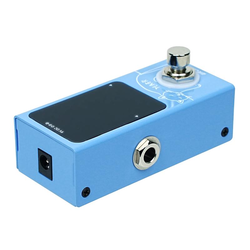 EROK Mini Chromatic Tuner Pedal Effect LED Display True Bypass Guitar Tuner for Guitar Bass Accessories Musical Instrumen