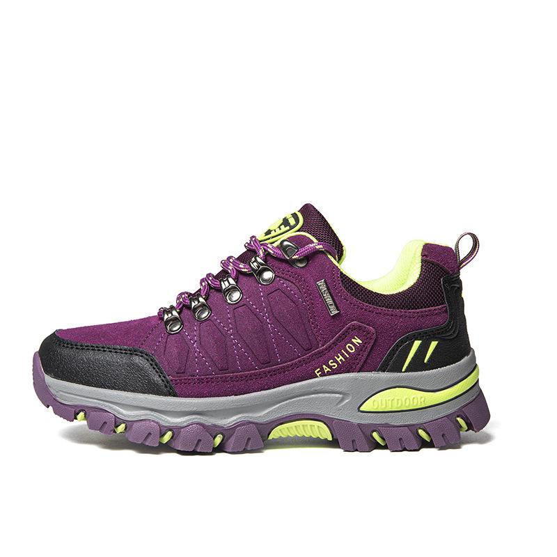 Жен. Обувь для походов на открытом воздухе Водонепроницаемая воловья кожа Треккинг Бег Восхождение по тропам Спортивные виды спорта Горы 100% Высокое качество Прогулки в свободное время
