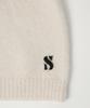 Шапка S Logo Brushed Beanie Кремовая