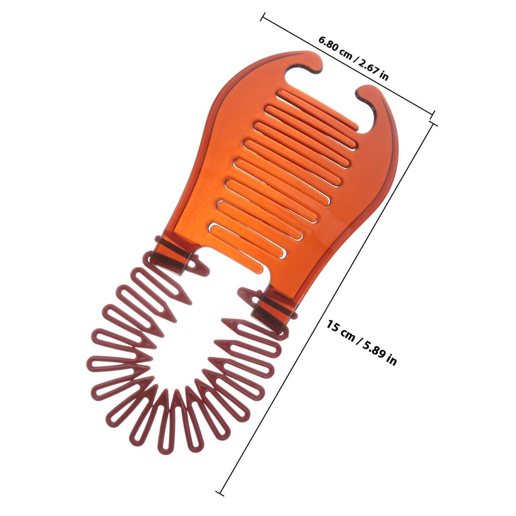 4Pcs Braiding Tools Interlocking Banana Hair Clips Bendable Combs for Women Small Banana Clips for Thin Thick Hair Styling