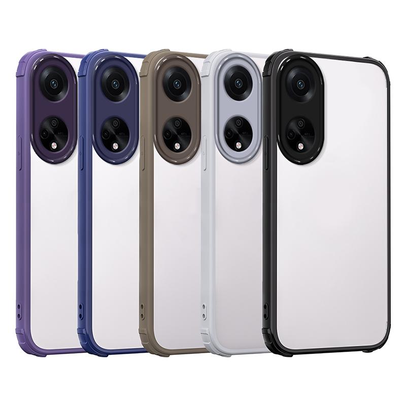 Для Oppo K12X K13X Новый Прозрачный Бронированный Бампер Ударопрочный Чехол для Телефона Для OPPO F27 F23 F21 Pro Прозрачная Силиконовая Жесткая Крышка Capa