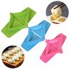 3Pcs Food Grade Multicolor Durable Sturdy High Efficiency Triangle Hinged Dumpling Mold Maker