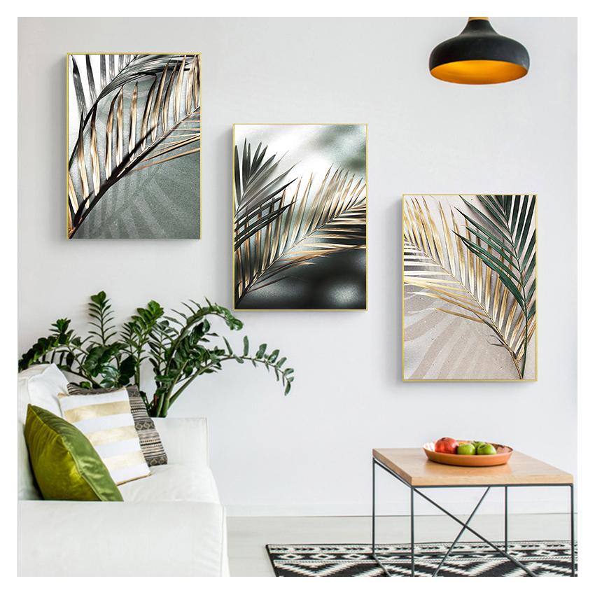 Оттенки, настенная живопись с принтом на холсте, плакат на скандинавскую тему, настенная картина для гостиной, украшение для дома, туманное растение, сушеные листья, солнечный свет