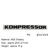 Premium TURBODIESEL KOMPRESSOR Compressor for CLK SLK SL CLS ML A B C S R Class Car Hood Fender Trunk Rear Bonnet Nameplate Decal Emblem Badge Sticker