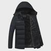 2021 Velvet-Lined Cotton Winter Coat: Men's Mid-Aged & Elderly