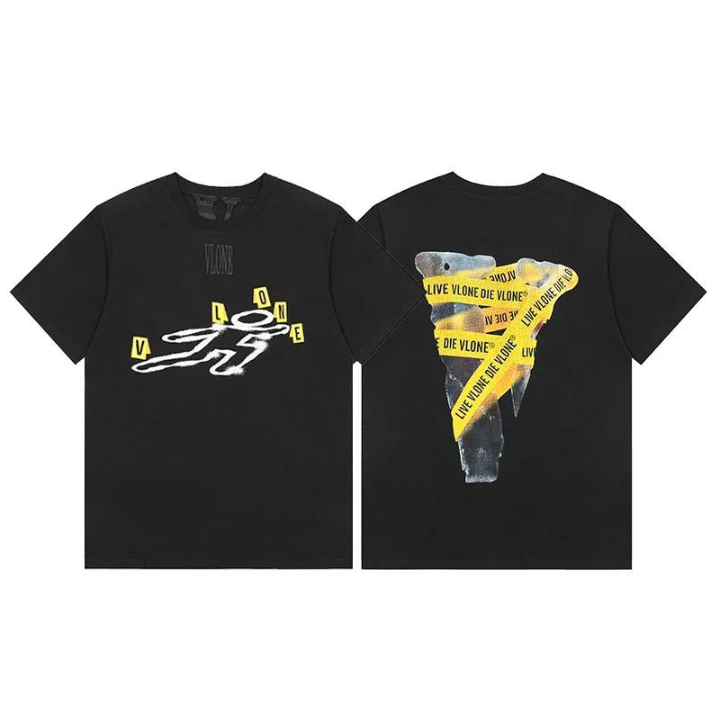 AmiriVLONE FOG Футболка с коротким рукавом Death God Limited Edition Оверсайз Уличная одежда Свободный принт Американский Juice WRLD