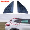 For Hyundai Tucson 2016- 2Pcs Car Rear Window Side Vent Shutter Louver Cover Trim Black Carbon Fiber Exterior Accessories