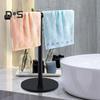 T-Shaped Towel Rack Storage Organizer Rust-Resistant Easy Installation Bath Hand Towel Holder Stand with Heavy Base
