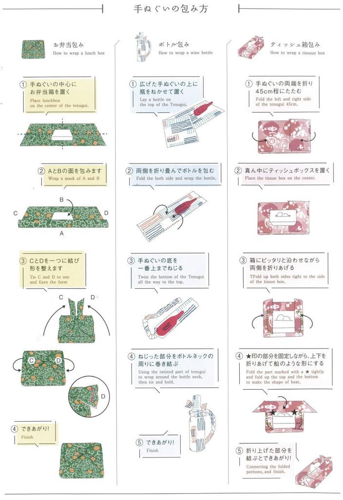 Kenema Tenugui Sakura Cherry Blossom Ball and Rabbit
