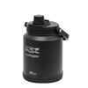FIELDOOR Northern Cooler Ice Bottle, 1.9L, Black, Small Ice Container, Ice Jug, Ice Bottle, Water Jug, Camping, Outdoor, Insulated, Wide Mouth, Large