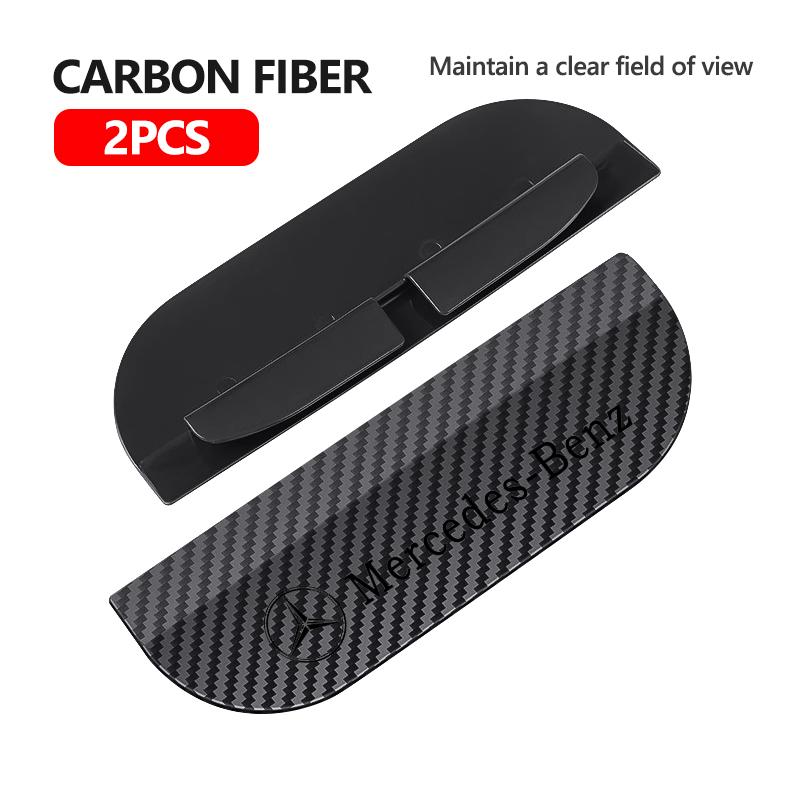 AABGR1 2PCS Car Rearview Mirror Rain Eyebrow Protector Auto Decoration Accessories For Benz Exclusive AMG SPRINTER V CLASS VIANO W124