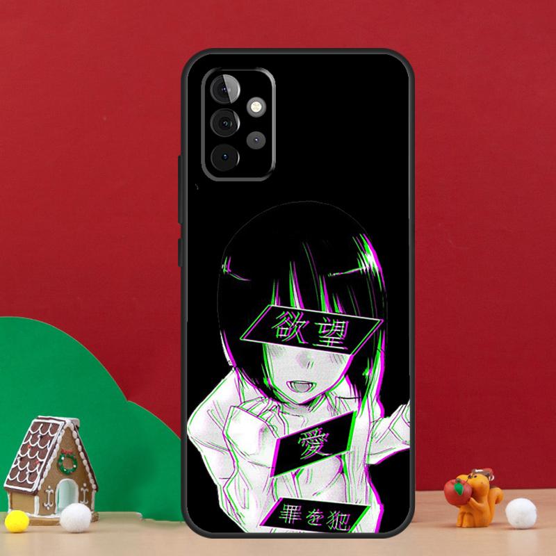 ГРУСТНАЯ ЯПОНСКАЯ АНИМЕ ЭСТЕТИКА Чехол Для Samsung Galaxy A55 A52 A32 A12 A33 A06 A16 A26 A36 A56 A15 A53 A13 A34 A54 A14 A17