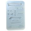 Multifuntional Silicone Baking Molds Bone Shape Flexible Kitchen Tool Silicone Candy Molds Silicone Texture for Candy