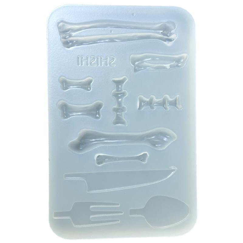 Multifuntional Silicone Baking Molds Bone Shape Flexible Kitchen Tool Silicone Candy Molds Silicone Texture for Candy