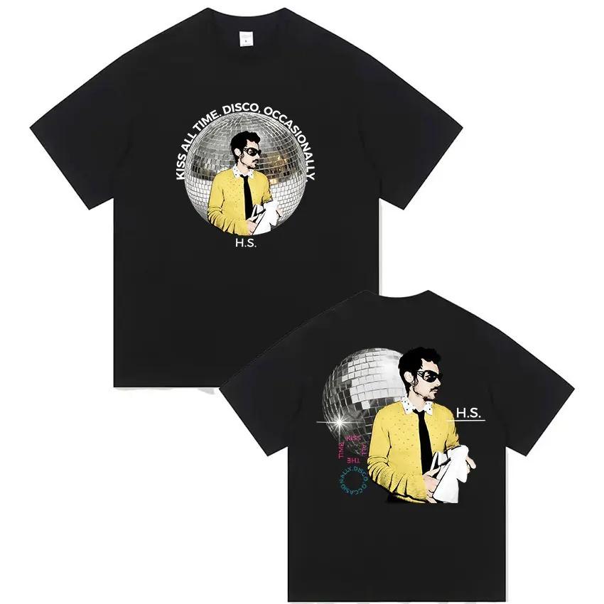 Hip Hop Streetwear Kiss All The Time Disco Occasional Tour 2026 Graphic T Shirts Unisex O-Neck Vintage Oversized Cotton T-shirts