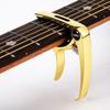 Professional Metal Guitar Capo Tuner Clamp Key Trigger Single Hand Clip Zinc Alloy for Acoustic Electric Guitar with Pick Holder