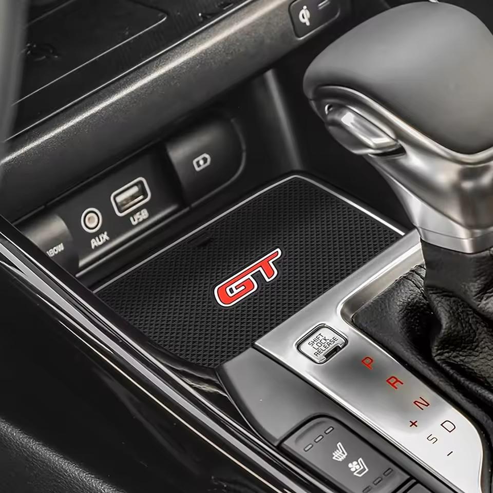 For KIA Forte K3 Cerato 2025 - 2025 GT Anti-slip Gate Slot Cup Mat Door Groove Pad Car Interior Accessories