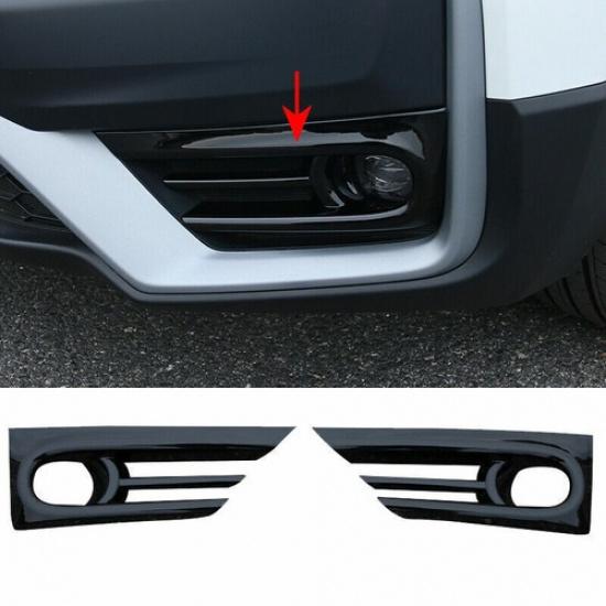 Черная накладка на противотуманную фару переднего бампера для Honda CR-V CRV