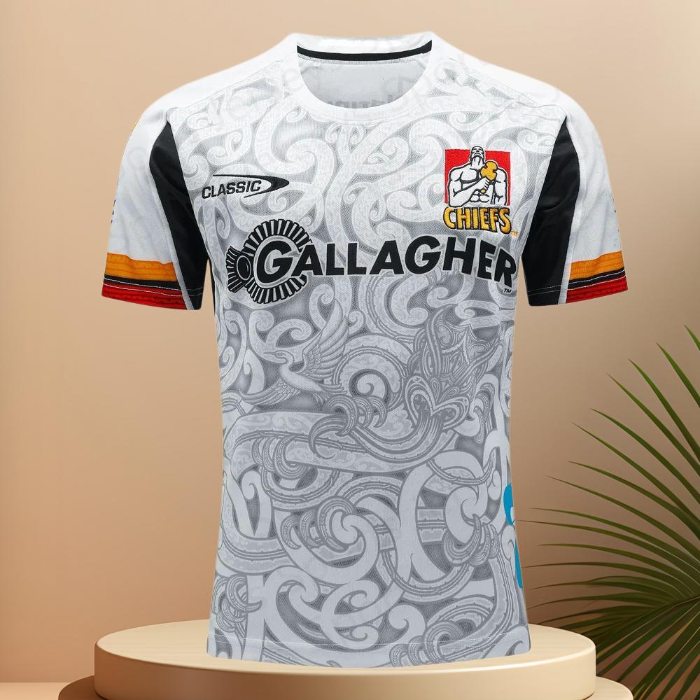 2026 Summer New Zealand Rugby Gallagher Chiefs Rugby Jersey Summer Men's Rugby Training T-shirt Fan Special Jersey