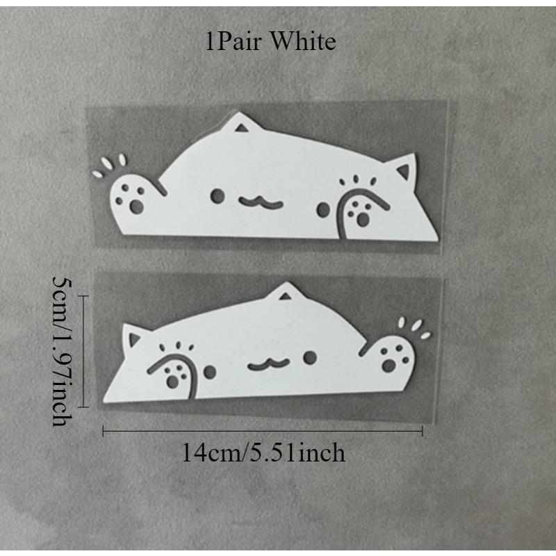 JDM Cute Cat Car Stickers Waterproof DIY Auto Window Body Bumper Trunk Funny Vinyl Decals Motorcycle Fuel Tank Decoration