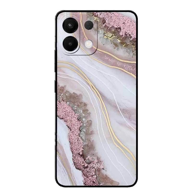 Чехол для Oppo K12s K13 5G Мраморный силиконовый задний чехол-бампер для OPPO K13 5G Мягкий черный Funda Oppo K12s PLD110 Чехол для телефона