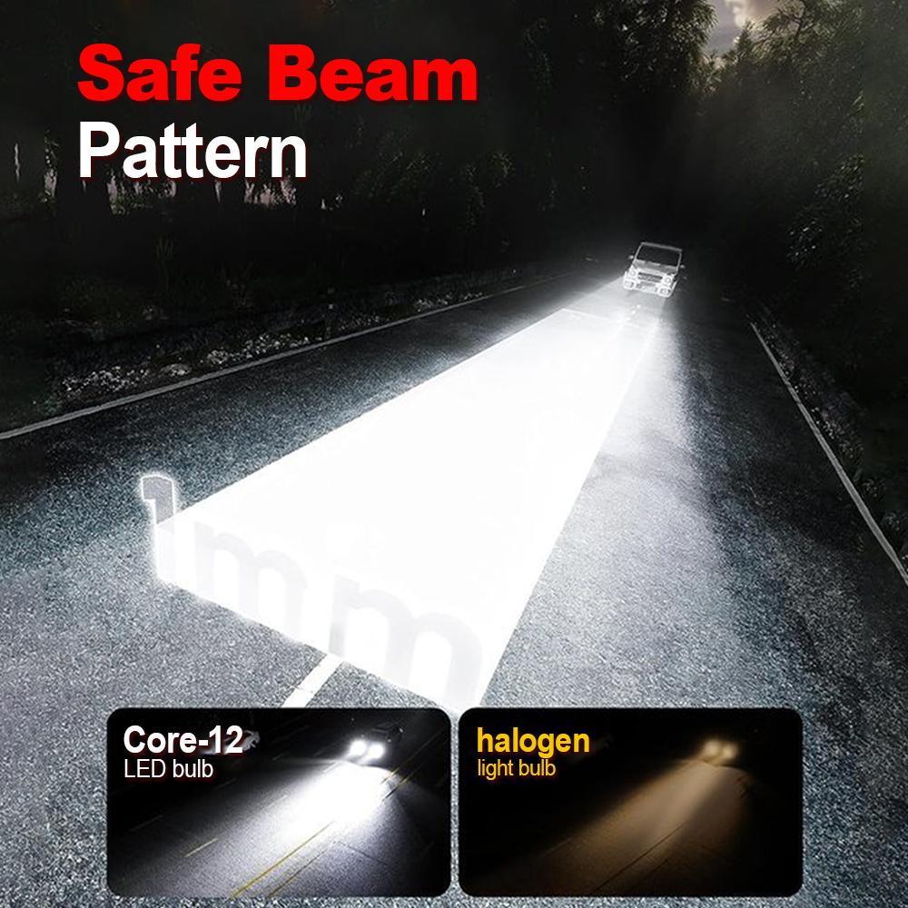 H13 H4 9004 9007 Светодиодные лампы «Все в одном» 9005/HB3 9006/HB4 H7 H11 Свет дальнего и ближнего света 29000 лм Встроенный вентилятор 15000 об/мин Упаковка из 2 штук