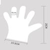 100PCS/50 Pairs Food PE Gloves Disposable Gloves for Restaurant Kitchen BBQ Food Gloves Fruit Vegetable Cleaning Gloves