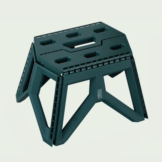 Портативный складной стул Легкий Сверхпрочный пластиковый Многофункциональный Для кемпинга, пеших походов, пляжа, пикника, рыбалки Складное кресло-сиденье