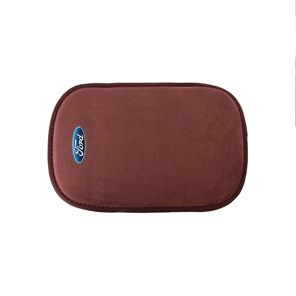 1Pcs Car Center Console Box Armrest Pad For Ford ST Racing Focus 2 3 Taurus Escape C-Max Kuga Explorer Mustang Shelby accessorie