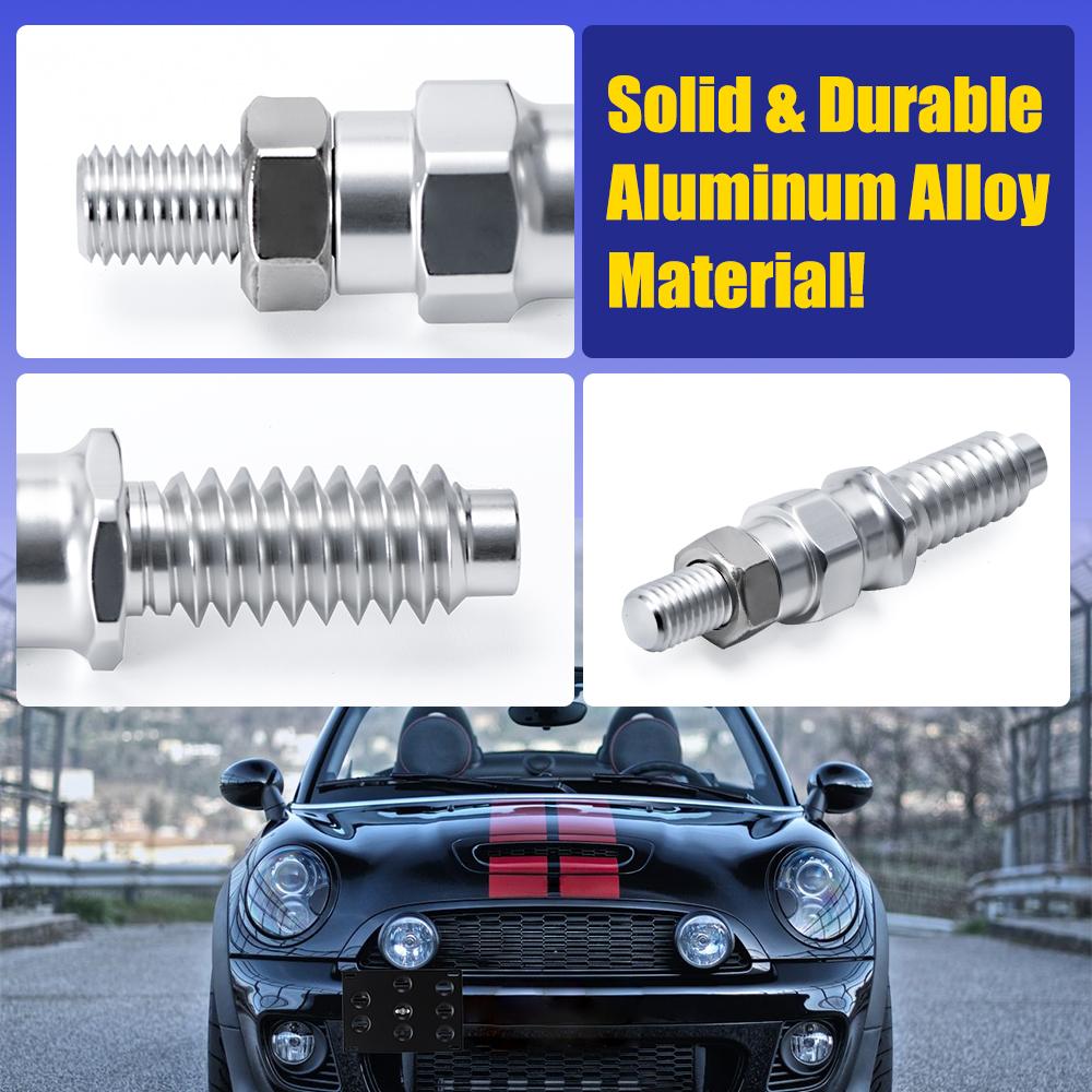 Передний бампер Буксировочный крюк Держатель кронштейна для крепления номерного знака для 06-13 BMW E92 E93 325i E70 X5 и 01-15 Mini Cooper R50 R52 R53