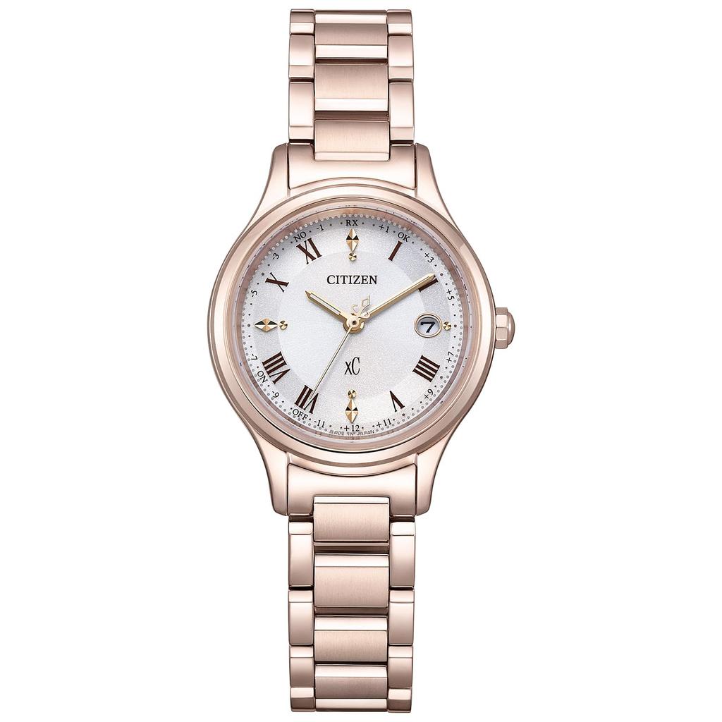 Citizen Watch xC (cross Sea) Photovoltaic Radio Waterproof Sakura Pink Hikari Collection White Pink Eco-Drive ES9497-96A Women's