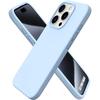Silicone Case - for iPhone 15 Pro Max - Sky Blue - Ultra Slim - Non-slip - Shock Resistance