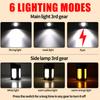 Outdoor Solar Light Type-C Rechargeable Flashlight Portable Power Bank Lamp LED Hanging Tent Light for Camping Hiking Fishing