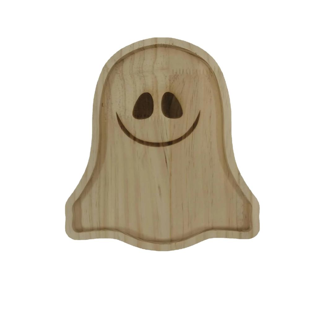 Подарок на Хэллоуин Тыква Летучая мышь Крест Деревянная тарелка для ужина Хэллоуин Тыквенная тарелка Украшение рождественские украшения на Хэллоуин для дома