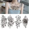 Emmy Tattoo Dark Plain Flower Arm Shoulder Simulation Tattoo Sticker Set Water Transfer Tattoo Sticker