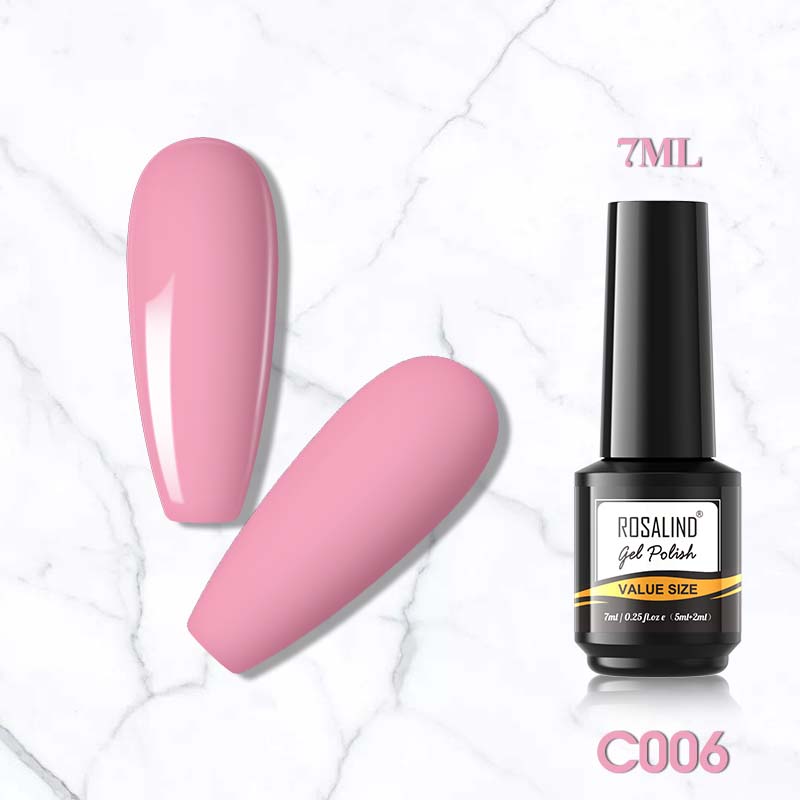 ROSALIND 7ml 59 Colors Manicure Semi Permanent Glitter Gel Nail Polish Long Lasting Top Base Gel UV LED Varnishe Fashion Nail Art