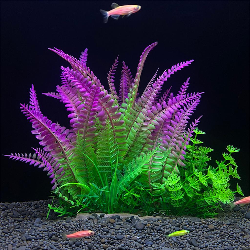 Aquarium Decoration Realistic Water Grass Simulation Water Plant for Various Fishtanks Landscapes Fish Shelter Hideouts