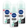 Дезодорант-ролик Nivea Women Black & White Invisible Fresh 50 мл 3 шт.