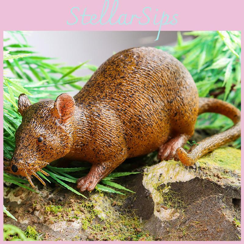 Игрушка-прорезыватель для кошек Мышка из прочного пластика для кусания и самостоятельной игры