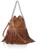 Shoulder Bag FRINGE CARNIVAL M TOFFEE [J&M Davidson] LMDC-1XX-SCNP Women's [item]