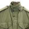 ВИНТАЖНАЯ ВОЕННАЯ КУРТКА АРМИИ США 60-х 70-х годов DSA M65 оливковая мужская б/у