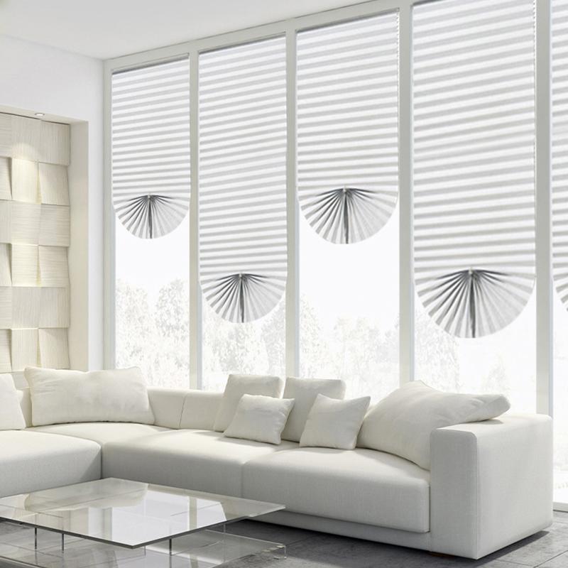 Самоклеящиеся жалюзи, 2 клипсы в комплекте, Полностью затемняющие шторы, Клеящий тип, Без сверления, Можно резать, Солнцезащитные и теплоизоляционные шторы