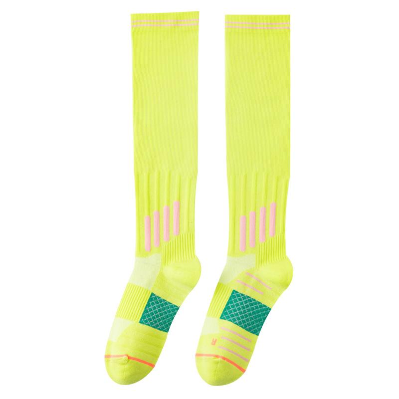 Ladies Spring and Autumn New Sports Running Yoga Fitness Thin Leg Non-slip Pressure Long Leg Socks