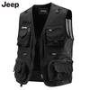 Jeep Мужской жилет для рыбалки и активного отдыха с множеством карманов