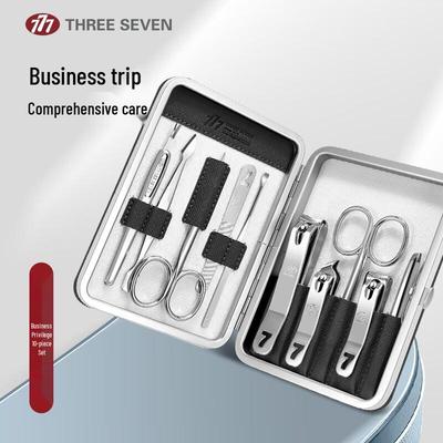 ТРИ СЕМЬ (777) Профессиональный маникюрный набор из 10 предметов